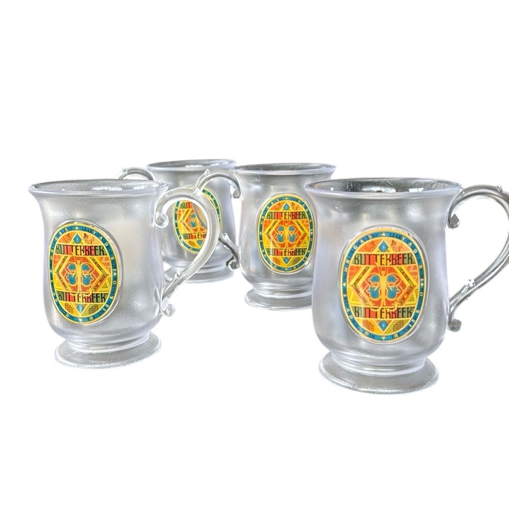 Harry Potter Butter Beer Plastic Tankard Mugs Set of 4